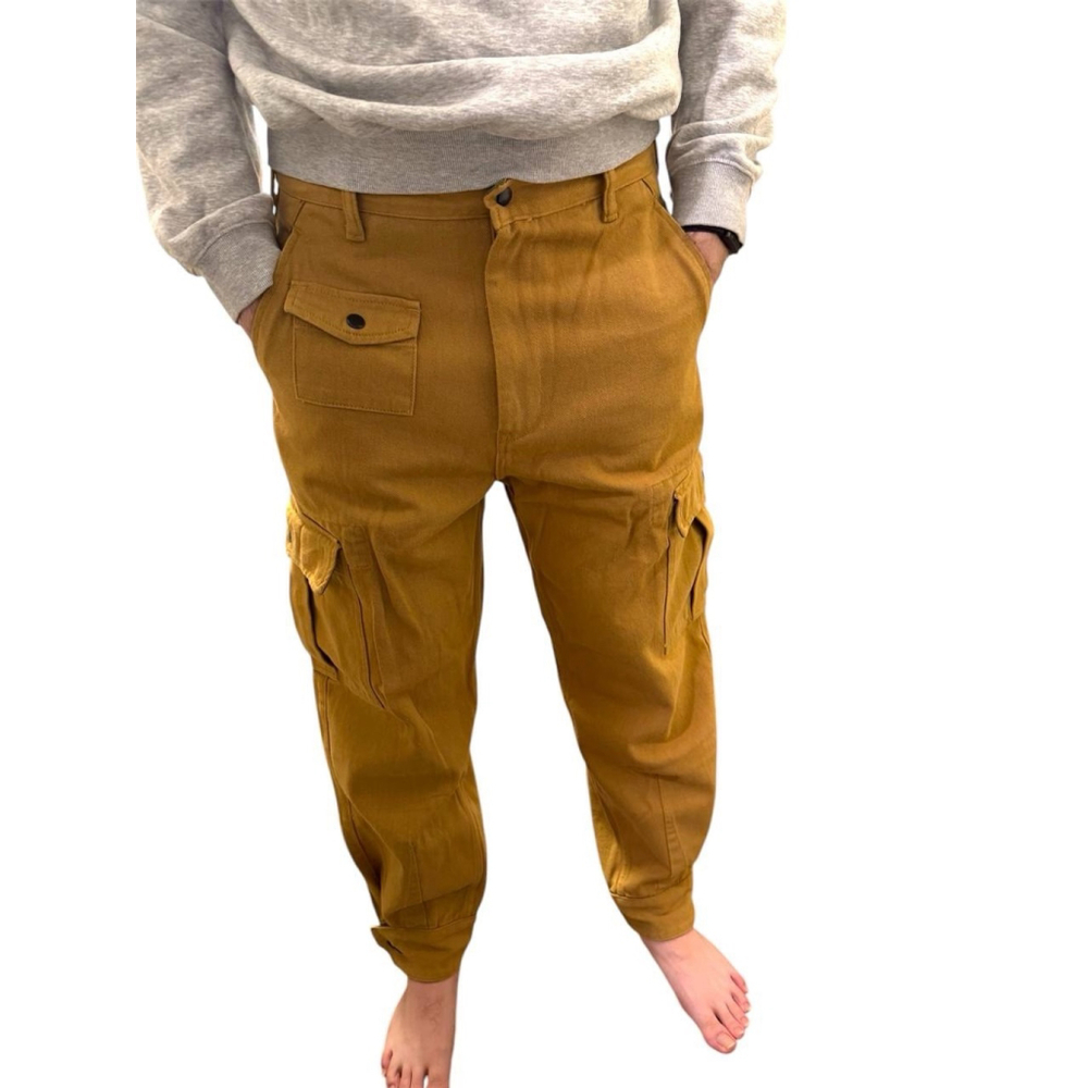 Non Stock Belgian M-64 13 oz Cotton Twill Relaxed Fit Field Barrel Leg Pants 38 - Picture 11 of 11